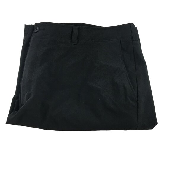 PGA TOUR BLACK FLAT FRONT GOLF SHORTS MENS SIZE 40 - Picture 3 of 4